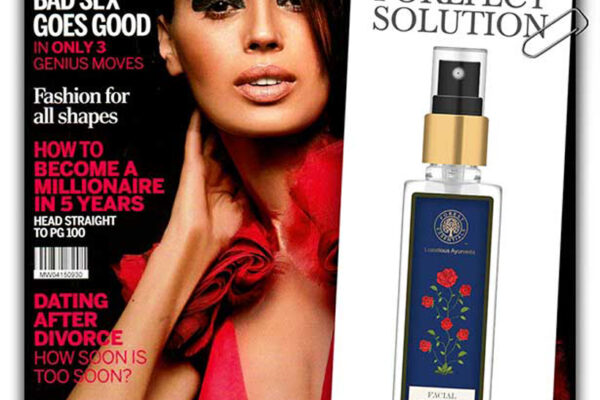 FACIAL TONER PURE ROSEWATER FEATURED IN FEMINA