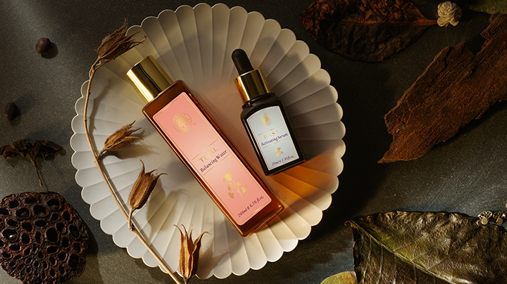 Forest Essentials Rasa Activating Serum & Tejal Balancing Water