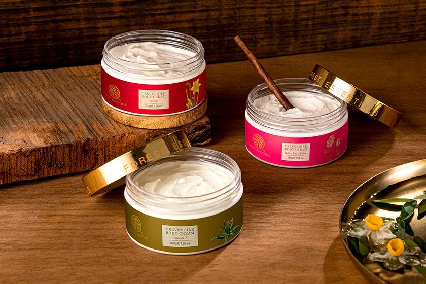 The Forest Essentials Velvet Silk Body Creams